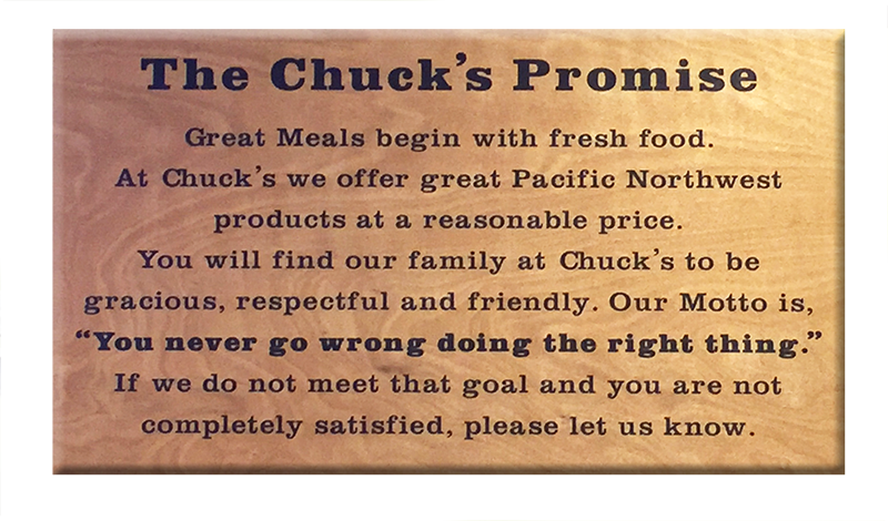 The Chuck's promise