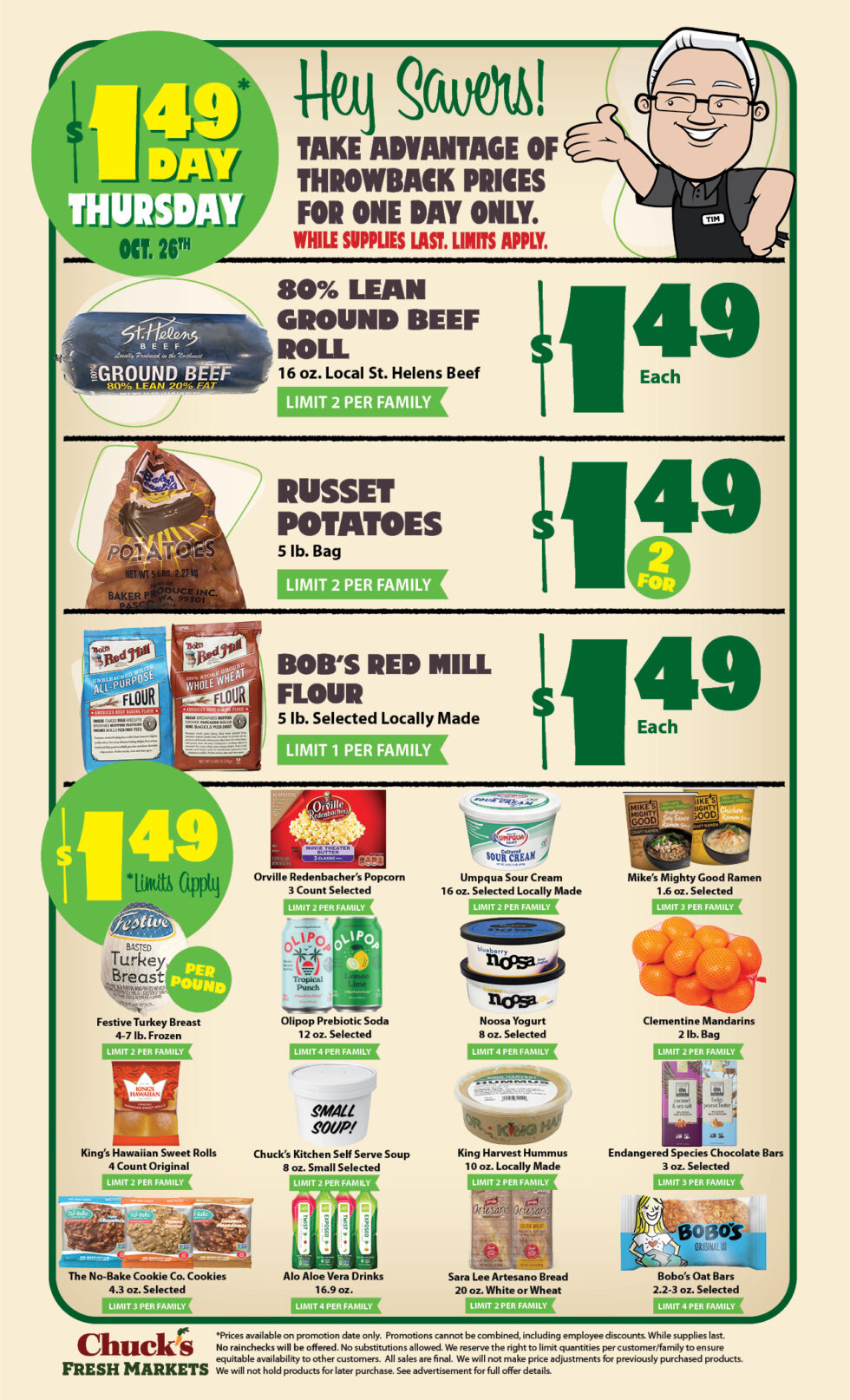 149 Day Chuck's Fresh Markets