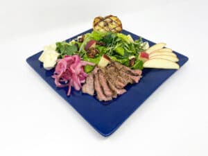Steak & Camembert Salad with Balsamic Vinegar